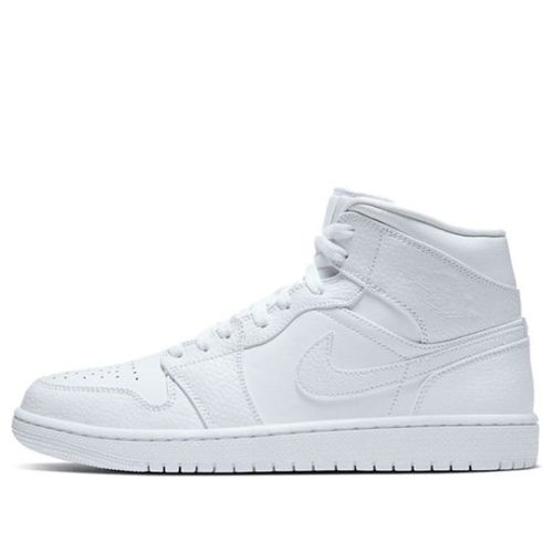 Air Jordan 1 Mid ??Triple White?? 554724-130