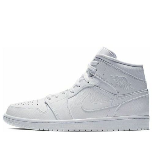 Air Jordan 1 Mid ??Triple White?? 554724-129