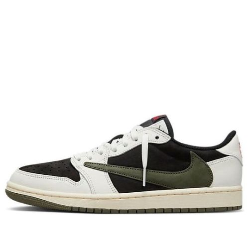 Air Jordan 1 Retro Low OG SP ??Travis Scott Medium Olive?? DZ4137-106