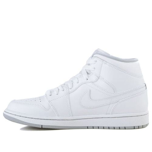 Air Jordan 1 Mid ??White Wolf Grey?? 554724-112