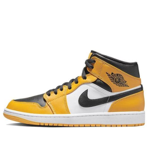 Air Jordan 1 Mid ??Reverse Yellow Toe?? 554724-701