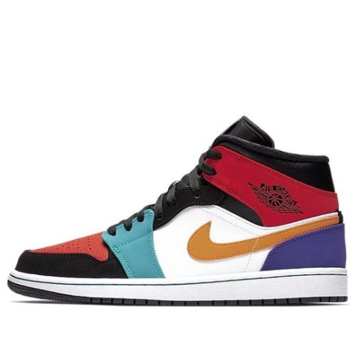 Air Jordan 1 Mid ??Multi-Color?? 554724-125