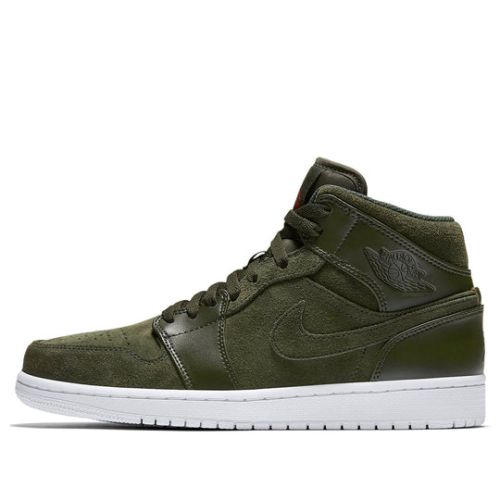 Air Jordan 1 Mid ??Sequoia Max Orange?? 554724-302