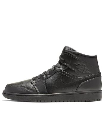 Air Jordan 1 Mid ??Triple Black?? 554724-090