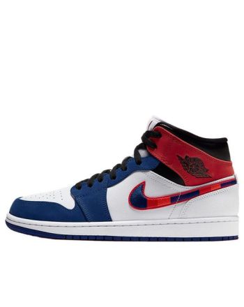 Air Jordan 1 Mid ??Multicolored Swoosh?? 852542-146