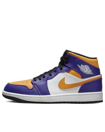 Air Jordan 1 Mid ??Lakers?? DQ8426-517