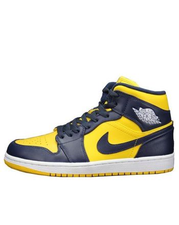 Air Jordan 1 Mid ??Michigan?? 554724-707