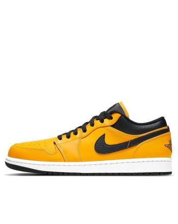 Air Jordan 1 Low ??University Gold Black?? 553558-700