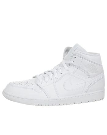 Air Jordan 1 Mid ??Triple White?? 554724-109