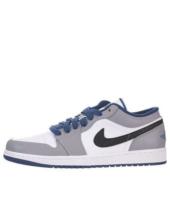 Air Jordan 1 Low ??Cement True Blue?? 553558-103