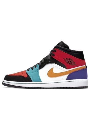 Air Jordan 1 Mid ??Multi-Color?? 554724-125